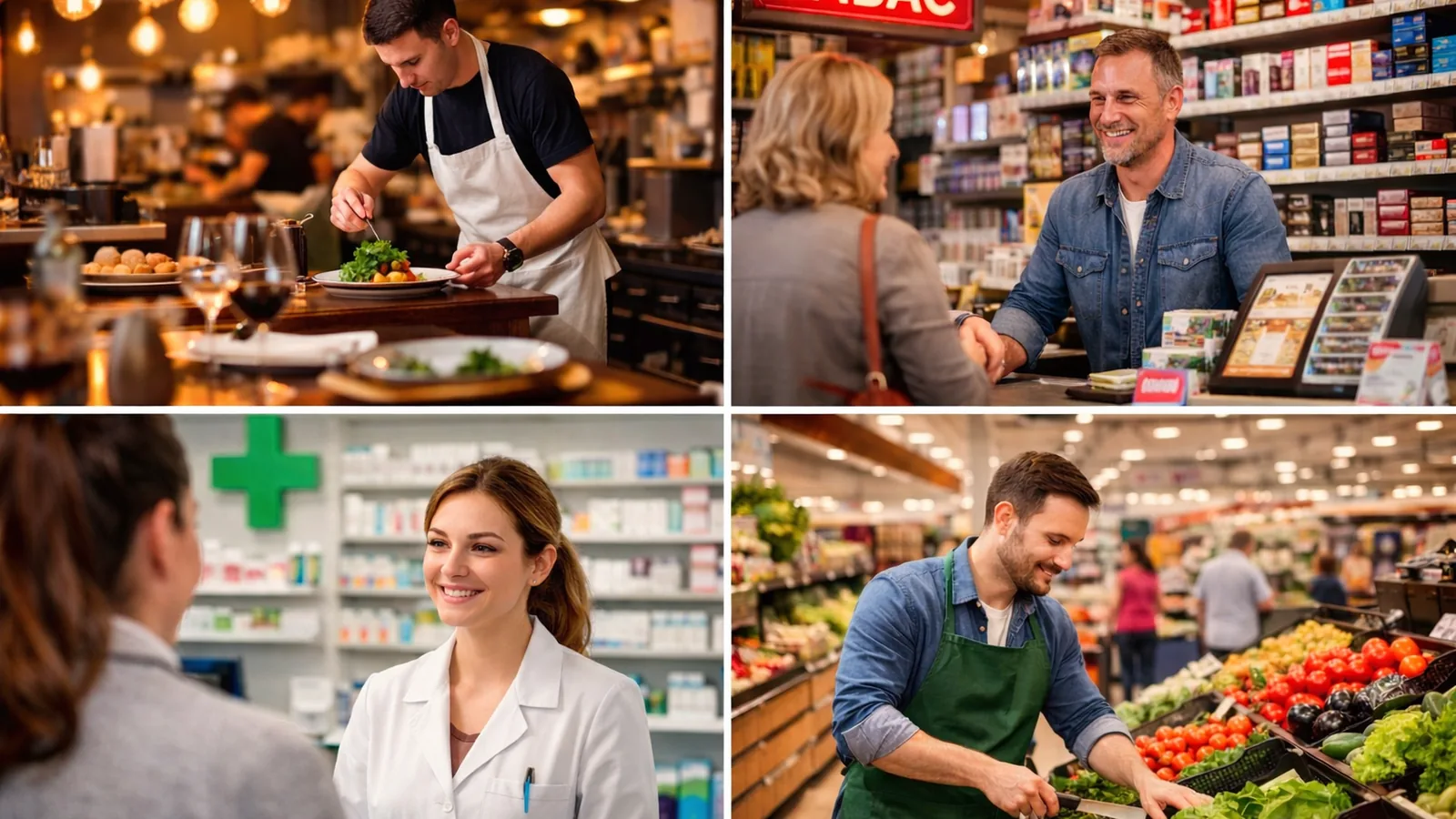 Vue d'ensemble de metiers de proximite